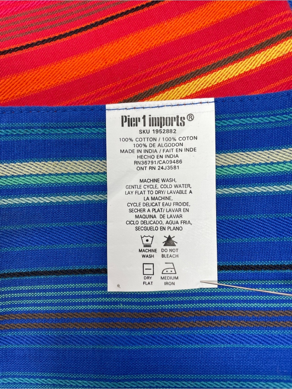 Reversible Striped Table Runner - Picture 2 of 3